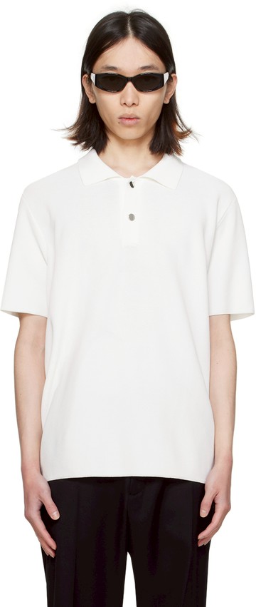 JACQUEMUS 灰白色 Les Classiques 系列 Le polo maille Polo 衫
