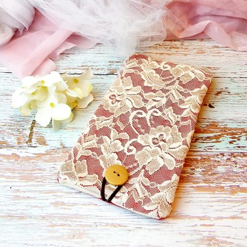 客製化電話包 手機袋 手機保護布套例如  - Lace series (P-241)