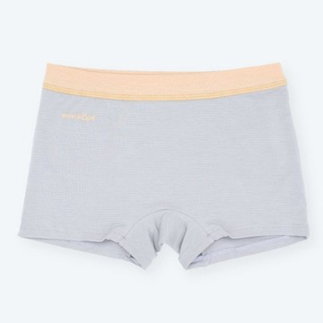 minihope銀纖維抗菌內褲-少女四角(40-70kg)-灰紫