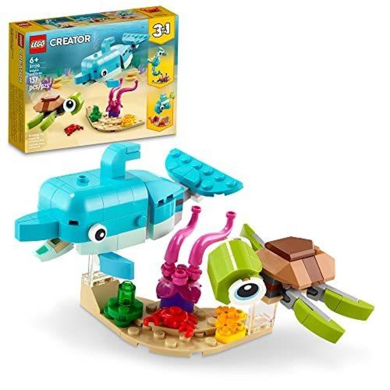 レゴ クリエイター 6371111 LEGO Creator 3 in 1 Dolphin and Turtle