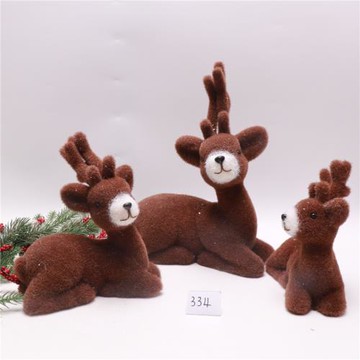 圣誕裝飾品草編老人雪人麋鹿擺件商場櫥窗場景布置美陳北極熊擺飾