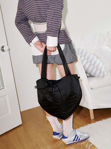 Heart layer bag large padding_2colors