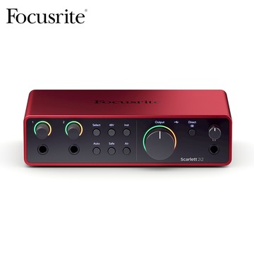 Focusrite Scarlett 2i2 第四代 錄音介面