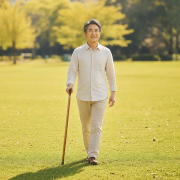 頂級可折疊碳纖維休閒手杖 (禮盒包裝) 紫碎花