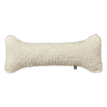 【SofyDOG】BOWSERS 極適寵物小骨頭抱枕 簡約米白 靠枕 枕頭 手工製作