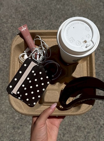 Kiss Of Life Cardholder Black Polka