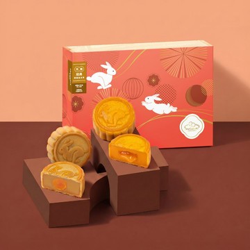低糖經典雙重奏月餅禮盒(六件裝)
