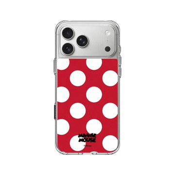 iPhone 17 Pro Max Clear Case（相機按鈕） 透明 - 迪士尼-米奇 Mickey - 米妮衣服