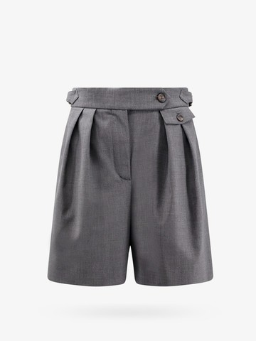 Virgin wool bermuda shorts with pinces - BRUNELLO CUCINELLI - gender_Woman