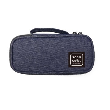 COOL 牛仔雙層上翻筆袋