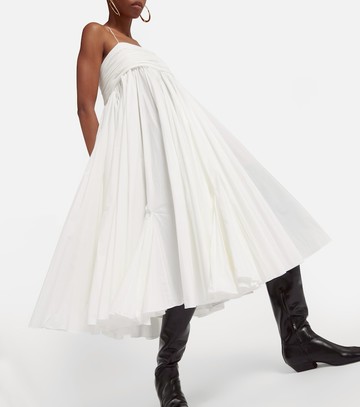 Khaite Lally cotton midi dress