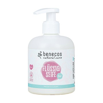 Benecos  芭娜蔻 三合一天然液態皂-甜美潔淨 300ml (BS191)