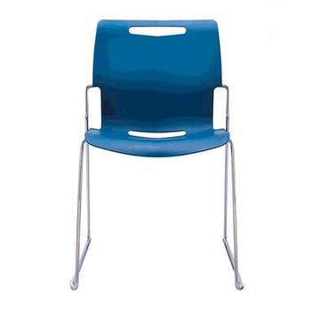 [COSCO代購6] W129644 Musical Chairs Cache 可堆疊辦公椅 - 藍 2入