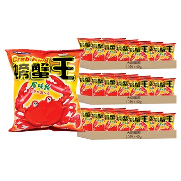 大同國際 螃蟹王 風味餅  40g  30包