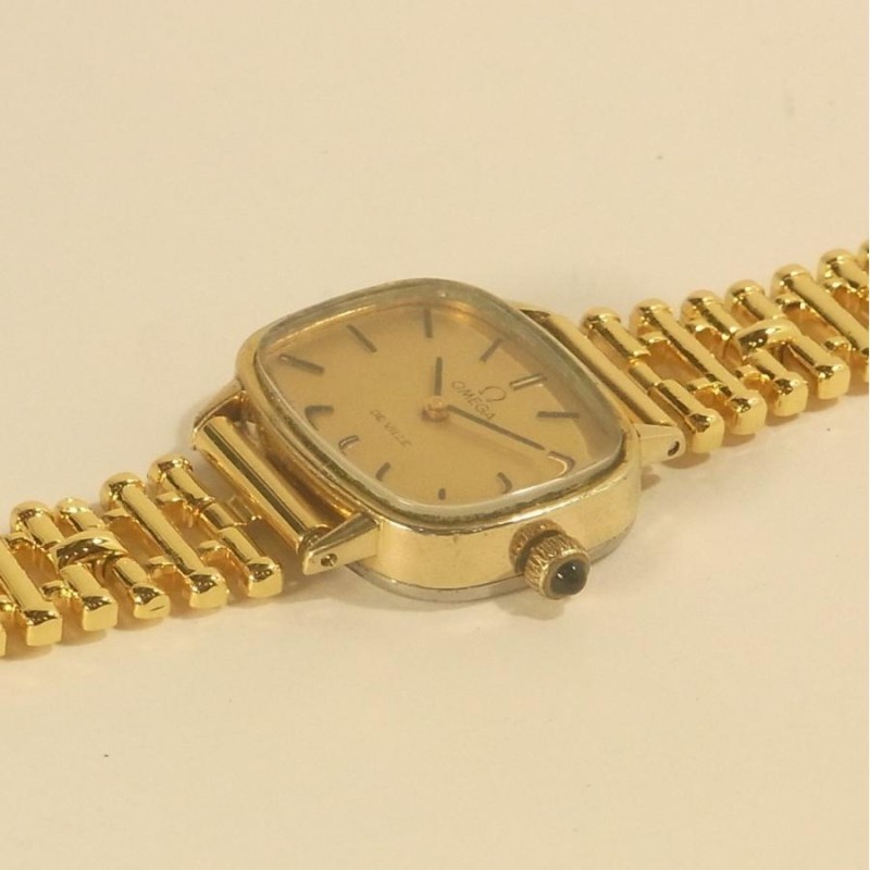 稼働品 OMEGA オメガ レディース 手巻き 機械式 アンティーク 腕時計  