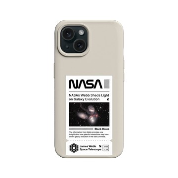iPhone 15 SolidX 貝殼灰 - NASA - NASA's Space Telescope - Stephan's Quintet