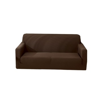 【嵐楓居家】加厚防貓抓彈力沙發套1人（加厚款防抓/貓抓/彈性沙發套/1人沙發套）-咖啡色_廠商直送