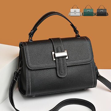 【Celia雪莉亞】簡約磁扣肩背手提包(外出所需全部裝下)