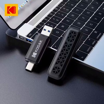 【Kodak 柯達】K143D USB-C 3.2 Gen1 OTG 高速雙模式隨身碟 256GB
