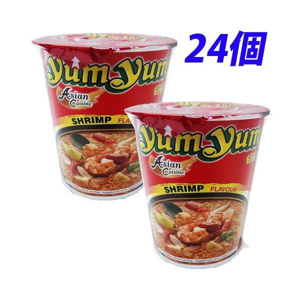 YumYum カップラーメン トムヤムシュリンプ味 70g×24個