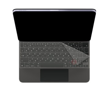 ZIYA Apple 11吋 iPad Air(M4,M3,M2) /11吋 Pro(第1234代) /Air(第45代)巧控鍵盤保護膜 矽膠材質