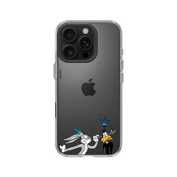 iPhone 16 Pro Clear Case（相機按鈕） 透明 - 樂一通 Looney Tunes - 歡鬧時光