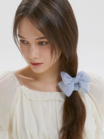 Ribbon Structured Pastel Scrunchie (JP-24-416S)