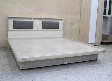 歐風別館瑞比六尺雙人加大雪松色貓抓皮床頭箱+雪松掀床基隆至台中免運費