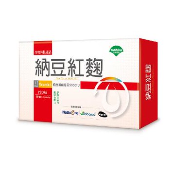 [台灣優杏]納豆紅麴膠囊(120粒/盒)