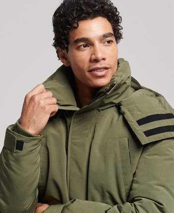 Superdry Men's Men's Expedition Everest Bomber Padded Jacket Khaki / Washed Khaki - Size: S