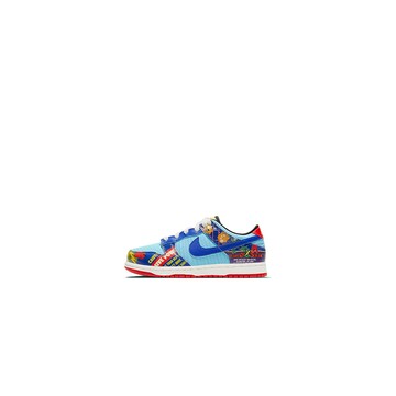 NIKE DUNK LOW RETRO "Firecracker" "CNY" 藍紅 鞭炮 刮刮樂 牛年 三層鞋面 小童鞋 DD8480-446 [台灣現貨]