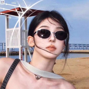 近視墨鏡 小紅書同款墨鏡女高級感冬日新款復古貓眼近視太陽鏡防曬阻隔紫外線