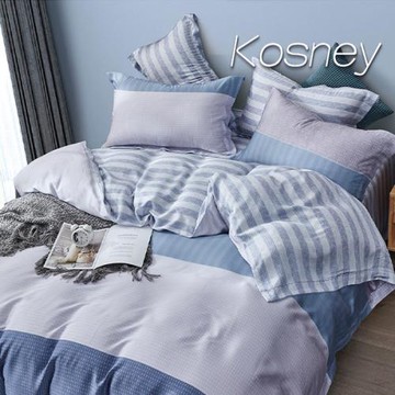 KOSNEY   多倫多  頂級特大60支100%天絲TENCEL八件式兩用被床罩組