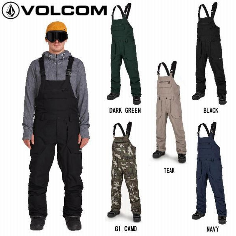 ボルコム VOLCOM MENS ROAN BIB OVERALL メンズ スノーウェア ...