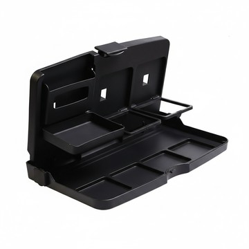 車用餐盤 飲料置物架 大容量  34 x 20 x 3cm  黑色  1個