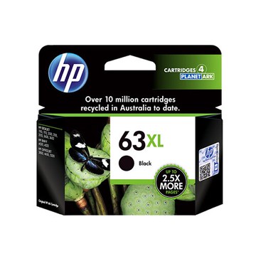 HP 黑色高容量原廠墨水匣 / 盒 F6U64AA 63XL【APP滿額下單10%點數(單一帳號最高5000點)】1/31止