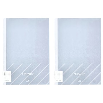 PERPANEP PPP筆記本 A5點方眼4mm 210x148mm  灰色  2個
