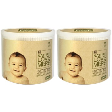 NATURE LOVE MERE 新生兒棉花棒  600支  2盒