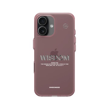 iPhone 17 Clear (相機按鈕) 晶醺玫 - WISDOM - WISESILVER
