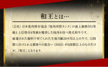 熊本県産 A5等級 黒毛和牛 和王 柔らか 赤身 焼肉 300g×4P 計1.2kg タレ2本付き