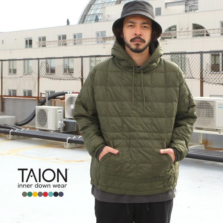 TAION タイオン ダウンパーカー OVER SIZE DOWN PK | LINEショッピング