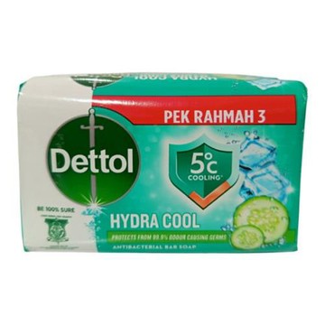 防疫夯品Dettol香皂(冰爽小黃瓜)100g*30