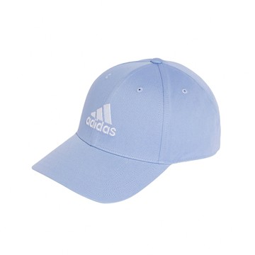 ADIDAS 帽子 BBALL CAP COT 寶寶藍 基本款 棒球帽 老帽 IY7745