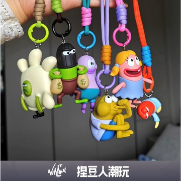 【台灣現貨】官方正品 PLZDOT 海綿寶寶 比奇堡小魚民系列 公仔掛飾掛件吊飾鑰匙圈 路人魚