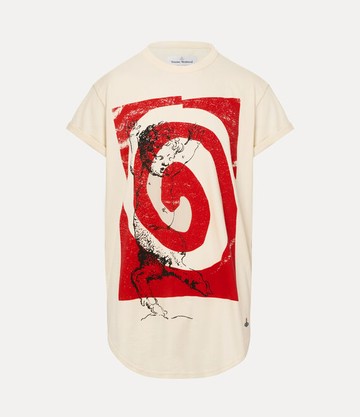 Vivienne Westwood Swirl Longline T-shirt Cotton Butter L Unisex
