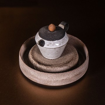 無我系列-兩件式茶盤 / 壺承