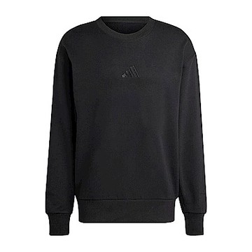 Adidas M A SZN FT CRW IX1261 男 長袖上衣 休閒長袖 舒適 圓領 套頭衫 黑