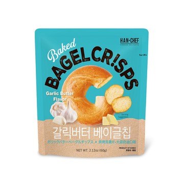 [家速配]HAN CHEF烘烤貝果片大蒜奶油口味