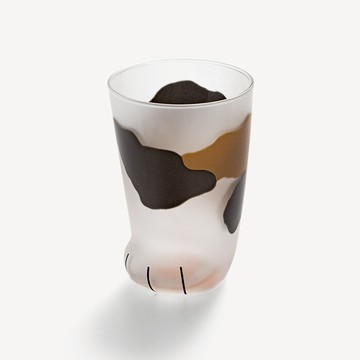 ADERIA 日製工藝 300ml 貓咪玻璃杯｜三花｜單品
