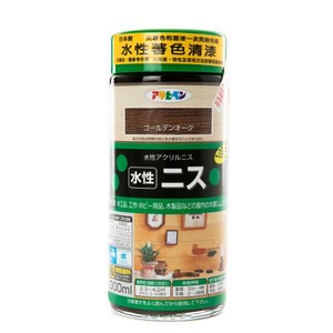 日本Asahipen 水性著色清漆 金橡木 300ml